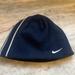 Nike Accessories | 3 For $15 Boys Nike Winter Hat. Lined. Navy Blue. Great Condition.Size 8-20 | Color: Blue | Size: Osb