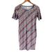 Lularoe Dresses | Lularoe Julia Dress Fitted Aztec Print Size Xs | Color: Cream/Pink | Size: Xs