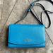 Kate Spade Bags | Kate Spade Staci Small Flap Crossbody | Color: Blue/Gold | Size: Small