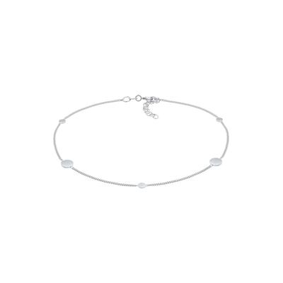Elli Coin Kreis Disc Trend Minimal 925 Sterling Silber silberfarben Damen Image