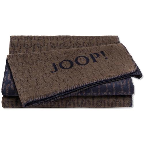 JOOP! – JOOP! Wohndecken Chains karamell-marine