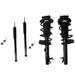 2000-2005 Ford Focus Front and Rear Suspension Strut and Shock Absorber Assembly Kit - Detroit Axle