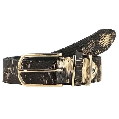 b.belt Gürtel Leder 95 cm Schwarz Damen