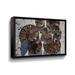 Rosecliff Heights Fossil Ammonite - Photograph Print on Canvas Canvas, Glass in White | 24 H x 36 W x 2 D in | Wayfair