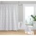 Willa Arlo™ Interiors Rainville Geometric Single Shower Curtain Polyester in Gray/White | 72 H x 70 W in | Wayfair 871D570ED0D54A4BB14C2D3D23B56899