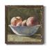 Wexford Home Bowl Of Peaches I - Wall Art Canvas, Wood in Indigo/Pink/Red | 17 H x 17 W x 1.5 D in | Wayfair BARN01-2755102-S05C