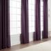 Chanasya Faux Belgian Flax Semi-Sheer Window Kitchen Bedroom Curtain Panel Pair (Set of 2)