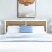 Serena Wood and Cane Panel Headboard