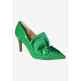 Wide Width Women's Hirisha Pump by J. Renee in Green (Size 12 W)