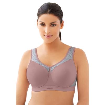 Plus Size Women's Glamorise® Wonderwire® High-Impact Underwire Sport Bra 9066 by Glamorise in Pink Blush (Size 44 F)