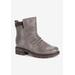 Women's Logger Banff Ankle Bootie by MUK LUKS in Grey (Size 8 M)