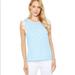Lilly Pulitzer Tops | Lilly Pulitzer Women's Agee Top - Zanzibar Blue. Size.S | Color: Blue/White | Size: S