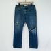 Levi's Jeans | Levis 514 Slim Straight Denim Jeans Ripped Medium Wash, Men Size 33x30 | Color: Blue | Size: 33