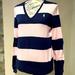 Ralph Lauren Sweaters | Bogo Ralph Lauren Sport Sweater | Color: Blue/Pink | Size: Xl (Fits Medium)