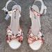 American Eagle Outfitters Shoes | American Eagle Ae Sz 9 Wedge Floral Sandal | Color: Black | Size: 9