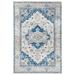 White 36 x 0.31 in Indoor Area Rug - Langley Street® Evart 851 Area Rug In Ivory/Blue | 36 W x 0.31 D in | Wayfair 15FB2EB972B24601A6157EAA2CDEF97A