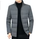 Parka coupe-vent pour homme veste chaude vêtements d'extérieur optiques manteau d'hiver grande