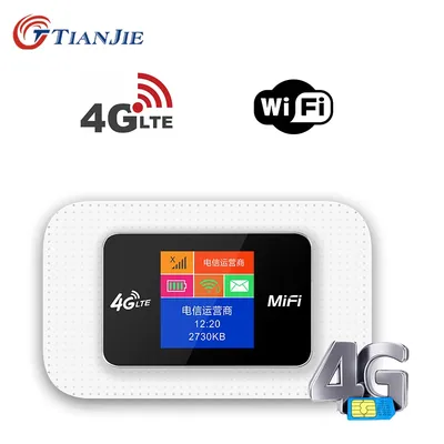 TIANJIE – routeur WIFI 4G Mobile LR112 partenaire de voyage sans fil de poche pour voiture avec