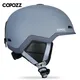 COPOZZ-Casque de Ski Demi-Couvert Anti-Impact 506 pour Adulte et Enfant Sécurité Skateboard