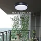 Applique murale LED imperméable pour l'extérieur 15/20W lumière noire pour porche jardin cour