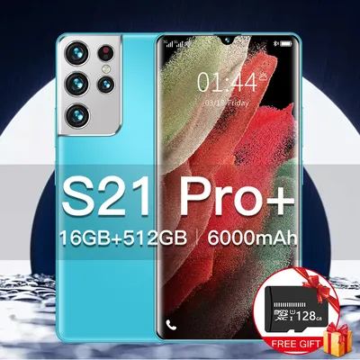 Téléphone portable Samsung Galaxy S21 Pro +, Smartphone 4G 5G, 16 go + 512 go, Triple emplacement