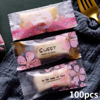 Sac d'emballage de bonbons au caramel éléments chinois faits à la main romantique doux nougat
