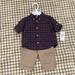 Ralph Lauren Matching Sets | Nwt Ralph Lauren Holiday Outfit | Color: Blue/Tan | Size: 6mb