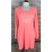 Victoria's Secret Intimates & Sleepwear | Final Victoria’s Secret L’amore Sleep Tee | Color: Orange | Size: Xs