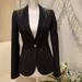 Zara Dresses | (Host Pick) Zara Black Blazer | Color: Black/Silver | Size: Xs