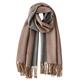 PFLife Scarf Women Cashmere Wool Scarf Box 80*20 Inches Tassels Winter Thick Oversized Scarves Wraps