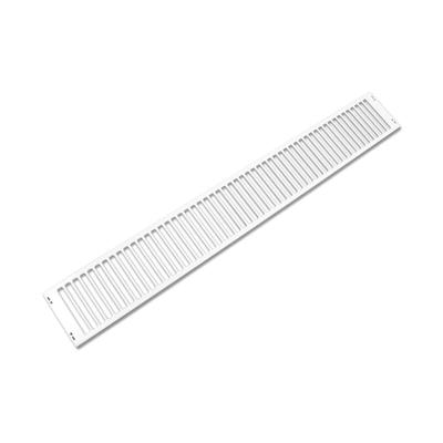 Zierabdeckung A06110000801TG0 bl 800 mm, Typ 11, abgewinkelte Ziergitter - Purmo Image