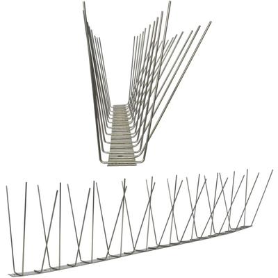 Pestsystems - 10 Meter (20 x 0,5m) Taubenspikes 3-reihig auf V2A-Standard - hochwertige Lösung für
