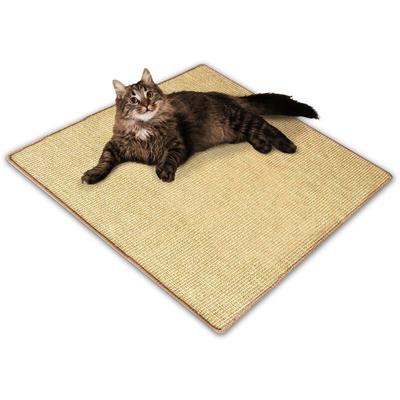 Sisal-Kratzteppich Für Katzen Natur 60 x 80 cm Image