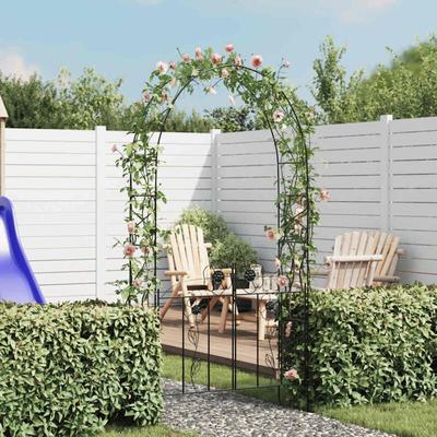 Vidaxl - Gartentor Rosenbogen Rankgitter Rosensäule Spalier Pergola Image