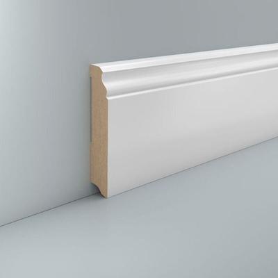 Sockelleiste weiß mdf 16x100 ral 9016 Hamburger Profil Weiße Fußleiste Laminat