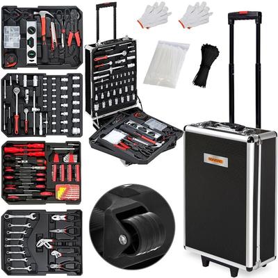 Werkzeugkoffer xxl gefüllt Set 899tlg Qualitätswerkzeug Werkzeugkasten Werkzeugkiste