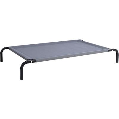 Lionto Hundeliege Outdoor erhöhtes Hundebett Haustierliege (xl) 117x85 cm Grau Image