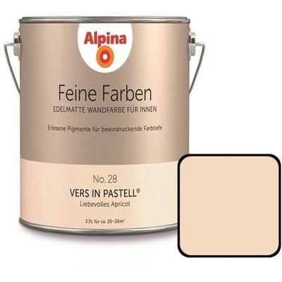 Feine Farbe No 28 2,5 l Liebevolles Apricot Vers in Pastell - Alpina Image