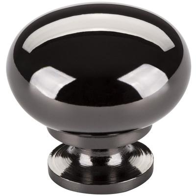 So-tech - Möbelknopf oscar ø 32,5 mm schwarz verchromt Image