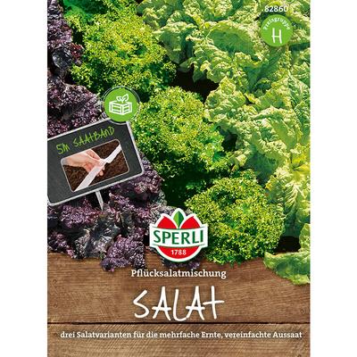 Salat Mischung aus Teide - Grand Rapids - Lollo Bionda - Gemüsesamen - Sperli Image