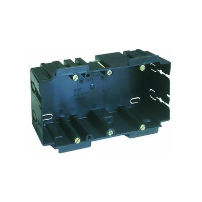 F-tronic - Geräteeinbaudose für Kabelkanal 2-fach Kabelkanäle Image