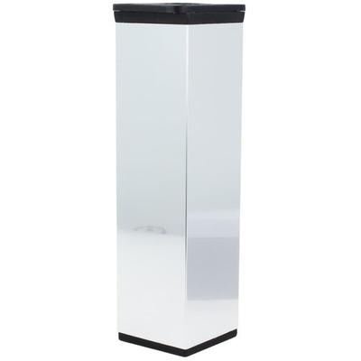Ersatz Möbelfuß Aluminiumfuß Sofafuß Höhenverstellbar Kommodenfüße Chrom 150mm Image