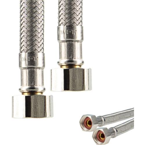 Sanitär Verbindungsschlauch 3/8 üwm x 3/8 üwm x 1000 mm - ktw-a- dvgw - Tecuro