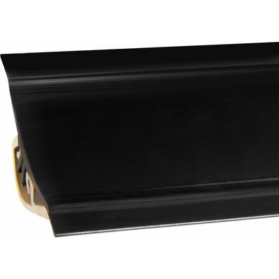 Holzbrink - Küchenabschlussleiste Schwarz Küchenleiste pvc Wandabschlussleiste Arbeitsplatten 23x23