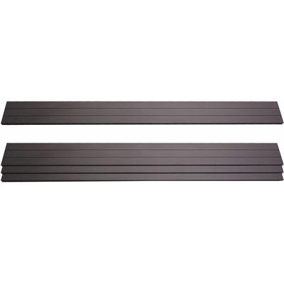 4er Set Latten für WPC-Sichtschutz Savoie, Bretter Windschutz, ca. 1qm 180cm, anthrazit Image