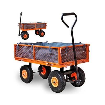 Gerätewagen FX-GW350 mit bis zu maximal 350kg Zuladung, mit aufklappbaren Seitenwänden, ideal als