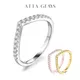 ATTAGEMS-Bague en diamant Moissanite pour femme argent regardé 925 bague de fiançailles bijoux de