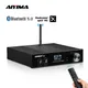 Aiyima Amplificateur de Son Bluetooth avec Caisson de Basses Son Stéréo HiFi USB Home Audio 2.1