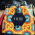 Gucci Bags | Gucci 100 Ophidia Mini Bucket Bag | Color: Orange/Yellow | Size: Mini Size: 9.8"W X 10.6"H X 4.9"D