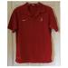 Nike Shirts | Men Nike Red S/S Polo Shirt Top Sz Large Gray Tag Indonesia Fit Dry Cotton | Color: Red | Size: L